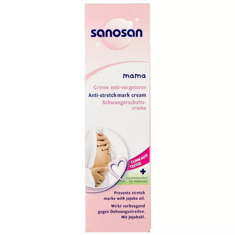 *Крем Sanosan Mama от растяжек для беременных mama Anti-stretch mark Cream 100мл