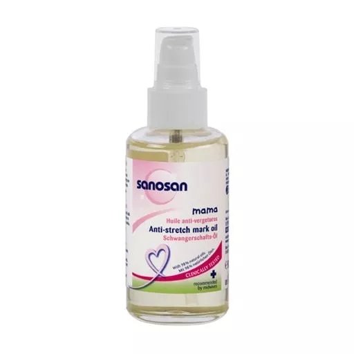 Масло Sanosan Mama от растяжек для беременных mama Anti-stretch mark Oil 100мл NEW