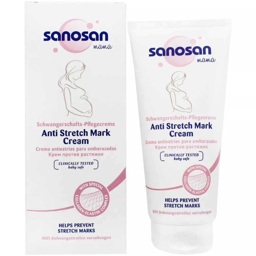 Крем Sanosan Mama от растяжек для беременных mama Anti-stretch mark Cream 200мл NEW