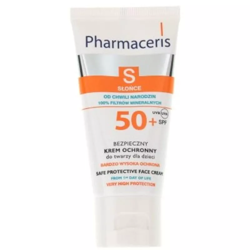 *Крем Pharmaceris S для защиты от солнца для детской кожи лица и тела SPF50 125мл