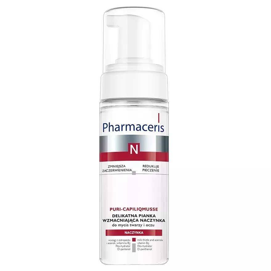 Пенка Pharmaceris N для умывания Нежная укреплящая капиляры