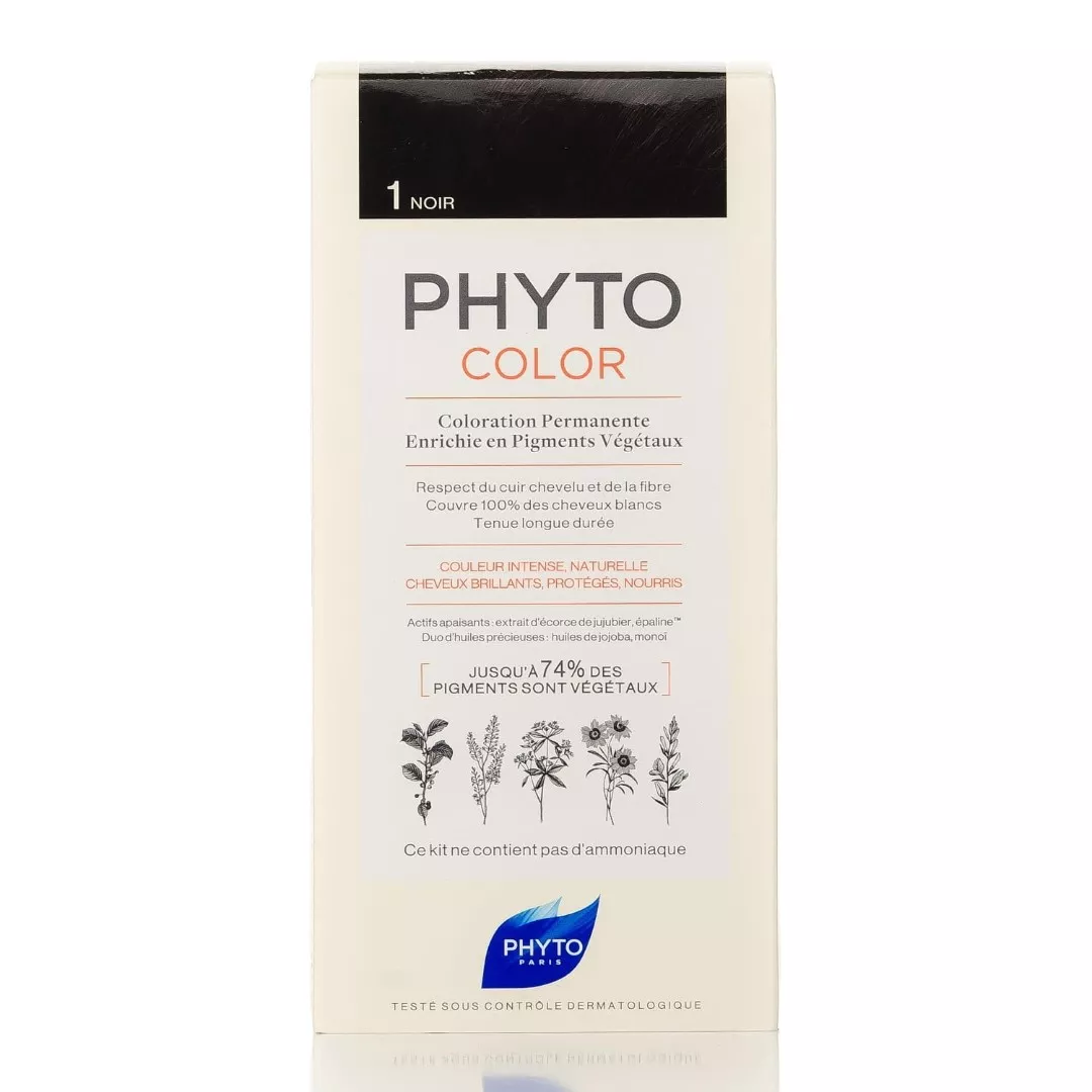 Крем-краска Phyto Фитоколор №1 черный 100мл