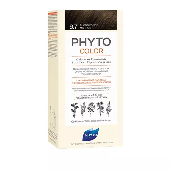 Крем-краска Phyto Фитоколор №6.7 темно-русый каштан 100мл