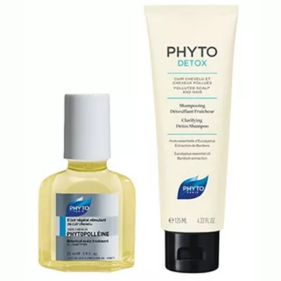 *Набор Phyto Фитополеин 25 мл + Фитодетокс шампунь 125 мл