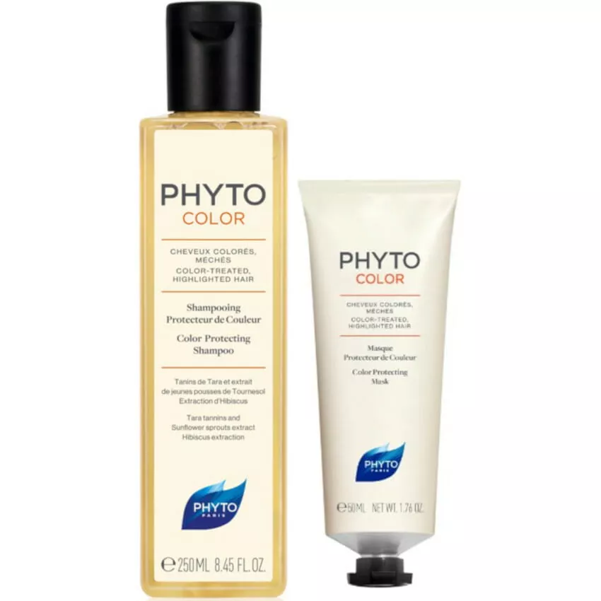 *Набор Phyto Фитоколор 115 шампунь (шампунь защита цвета 250 мл + маска защита цвета 50 мл)