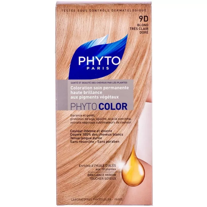 *Крем-краска Phyto Фитоколор №9D золотистый блондин