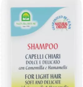 *Шампунь Natura House для волосся тонкого/ослабленого з ромашкою та гамамелісом 250 мл