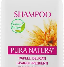 *Шампунь Natura House для волосся тонкого/ослабленого з олією пшениці та мигдалю 250 мл