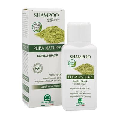 *Шампунь Natura House для волосся жирного з зеленою глиною 250 мл