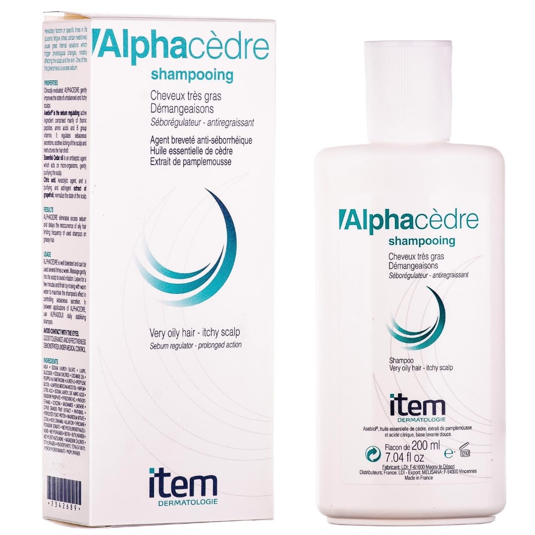 *Шампунь ITEM Альфаседр для жирного волосся 200 мл