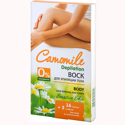 *Віск Camomile Depilation для депіляції тіла 16шт