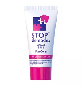 Крем Stop demodex Pure Derm 9 в 1 для лица 50 мл