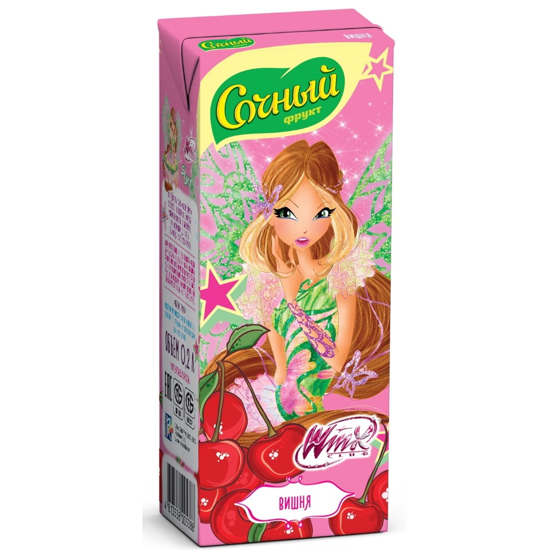 *Нектар Winx Club вишневый осветленный 200 мл *Нектар Winx Club вишневый осветленный 200 мл