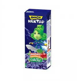 Нектар Фіксики Яблуко-Чорниця для дитячого харчування для дітей раннього віку 0,2л