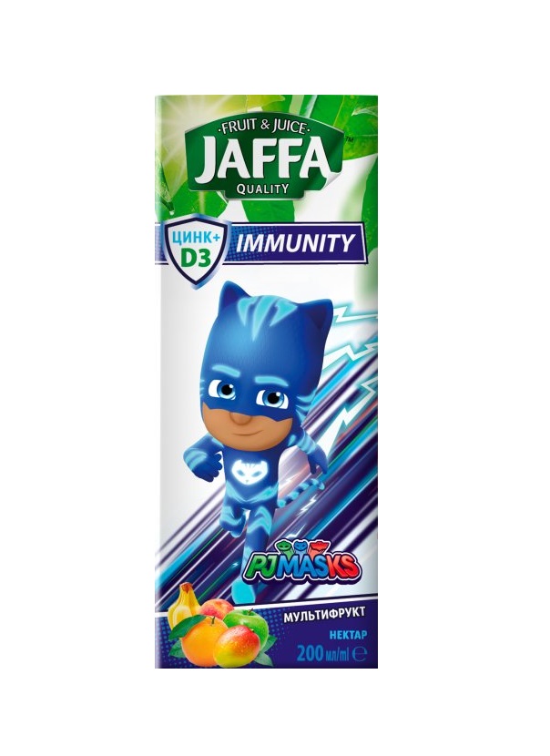 *Нектар Jaffa Immunity Мультифрукт+вит.Д3 TWA 200 г *Нектар Jaffa Immunity Мультифрукт+вит.Д3 TWA 200 г