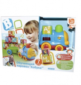 *Игрушка развивающая Bkids Поезд - алфавит с 12 мес