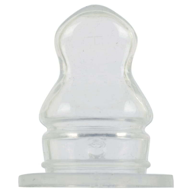 Соска Baby Team 2221 силіконова ортодонтична іх Х-под. отвором для каш 1 шт. 6+