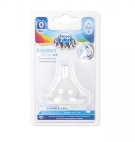 Соска для пляшечок з широким горлом EasyStart силіконова міні 1 шт