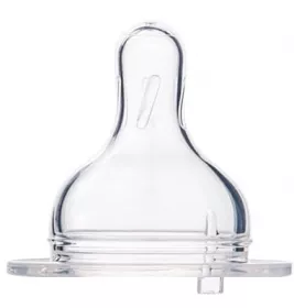 *Соска для пляшечок з широким горлом EasyStart силіконова середня 1 шт