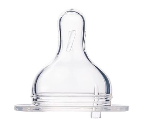 *Соска для пляшечок з широким горлом EasyStart силіконова середня 1 шт