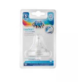 Соска для пляшечок з широким горлом EasyStart силіконова змінний потік 1 шт
