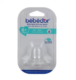 *Соска Bebe dor 326 силіконовий носик для пляшок (широке горлечко)