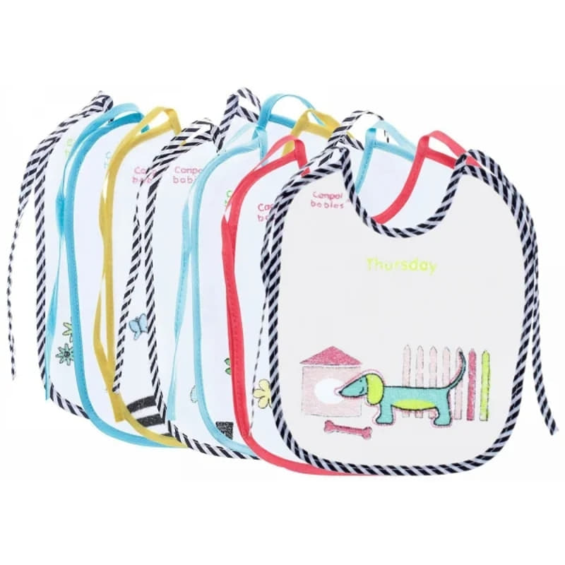 *стиль ВНагрудник Canpol ХБ набор из 7 шт