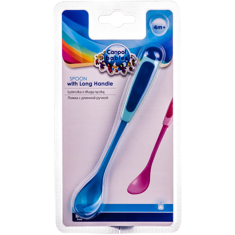 *Ложечка Canpol с длинной ручкой
