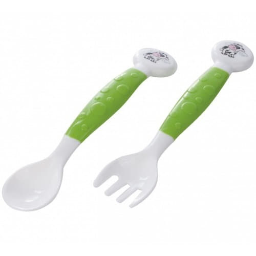 *Ложка и вилка Canpol гибкие