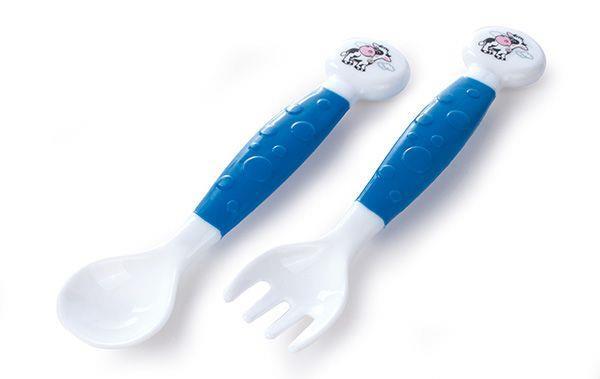 *Ложка и вилка Canpol гибкие