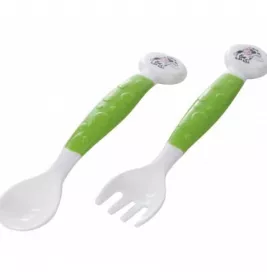 *Ложка и вилка Canpol гибкие