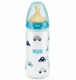 *Бутылочка Nuk FC пластик, лат. соска р.1 отв.М 300мл