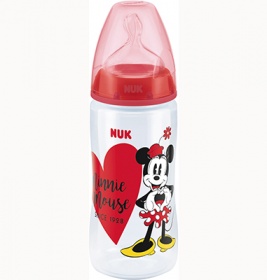 Пляшечка Nuk FC DisneyMickeyл сил. соска р.2 отв.М 300м
