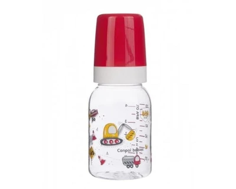 *Пляшечка Canpol з малюнком BPA FREE колекція Машини 11/849 120 мл