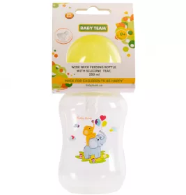 *Пляшечка Baby Team 1002 з широким горлом 250 мл