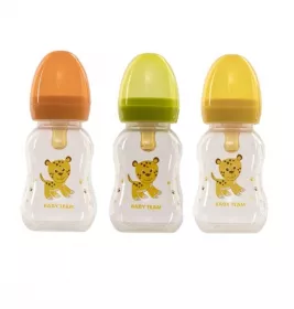 Пляшечка Baby Team 1300 з латексною соскою 125 мл