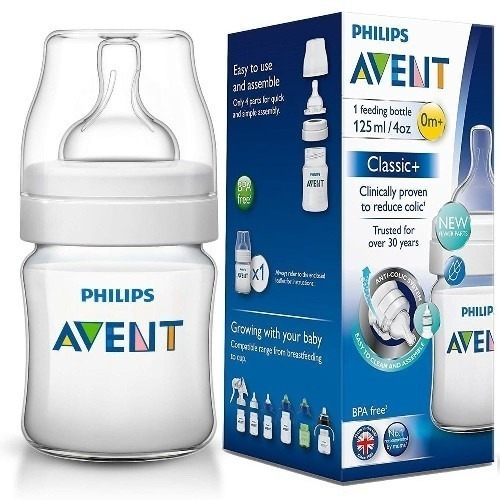 *Бутылочка AVENT Classic+ 1 шт 125 мл *Бутылочка AVENT Classic+ 1 шт 125 мл