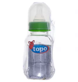 GT160 Пляшка скляна120 мл. з силік соскою 