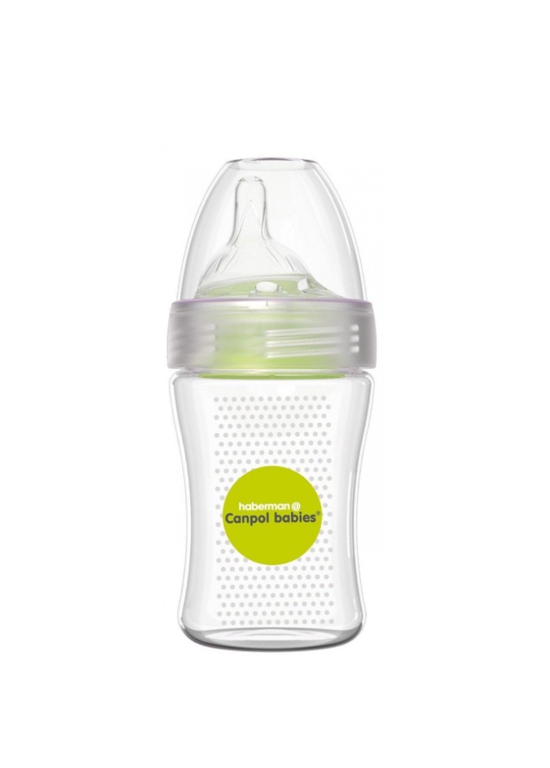 *Пляшечка Canpol  для годування антиколікова Haberman&Canpol babies 1/098 260 мл/9oz