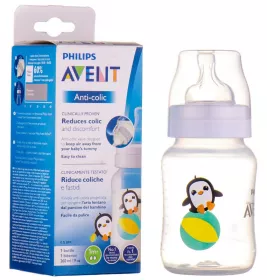 *Пляшечка AVENT SCF821/13 Anti-Colic Пінгвін 260мл