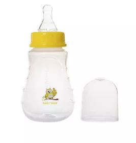 *Бутылочка Baby Team 1405 эргономичной формы с силиконовой соской, 150мл 0+
