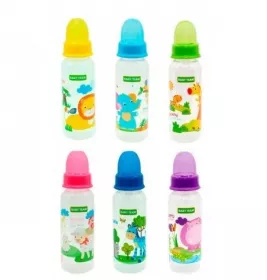 Пляшечка Baby Team 1120 з силіконовою соскою, 250 мл