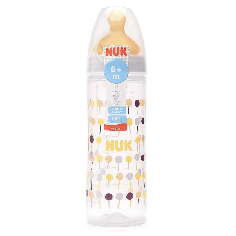 *Пляшечка Nuk Classic 10741646 з латексною соскою 250 мл