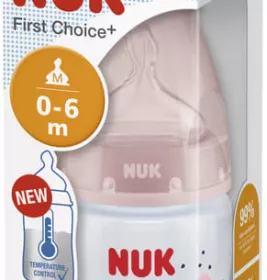 Пляшечка Nuk First Choice Plus 10743538 з силіконовою соскою 150 мл р1
