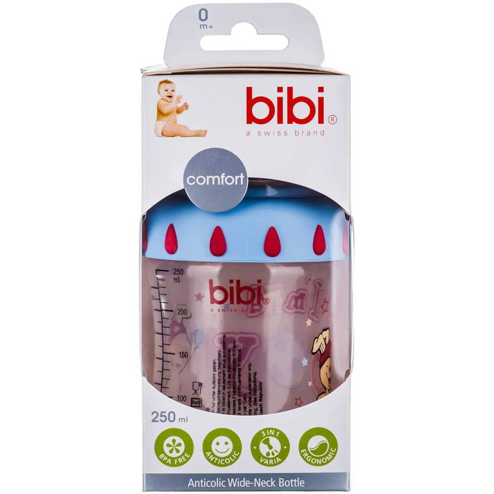 *Пляшечка Bibi 110179 з широкою шийкою 