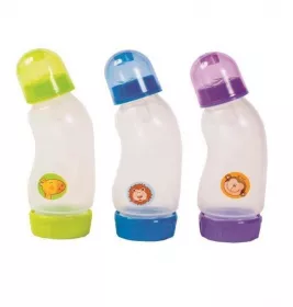 *Пляшечка Lindo антиколікова із силіконовою соскою 250 мл