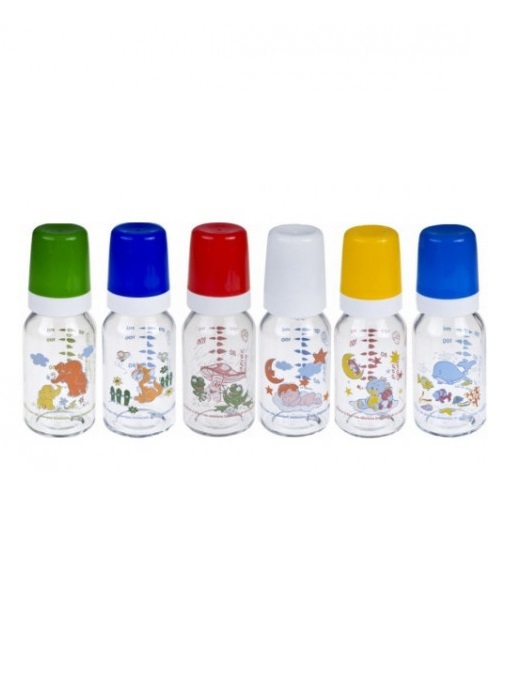 Пляшечка Canpol 42/202 з малюнком скло 120 мл