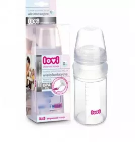 *Пляшечка Lovi 10/812 силіконова 230 мл