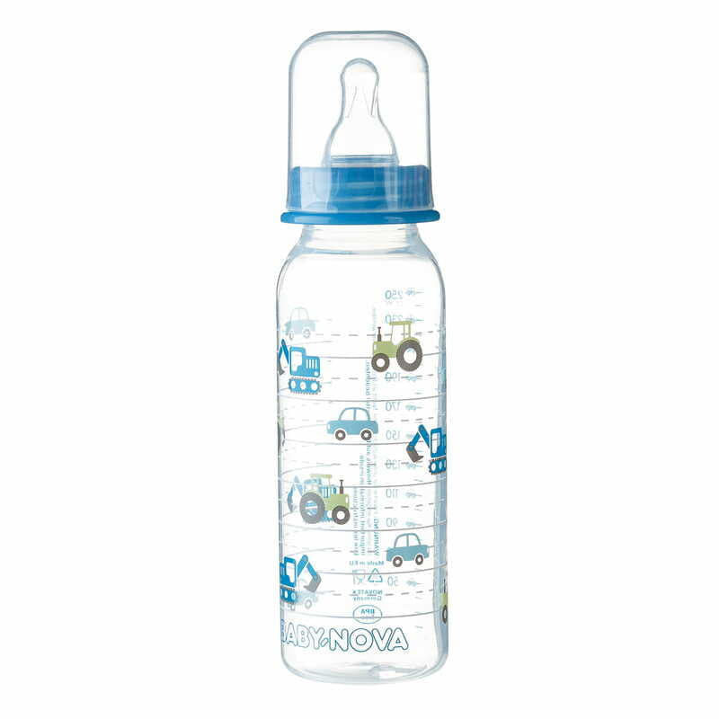 *Бутылочка Baby-nova 47000 Декор пластмасовая 250 мл *Бутылочка Baby-nova 47000 Декор пластмасовая 250 мл