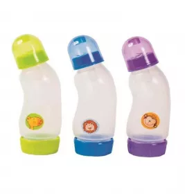 *Пляшечка Lindo антиколікова із силіконовою соскою 250 мл